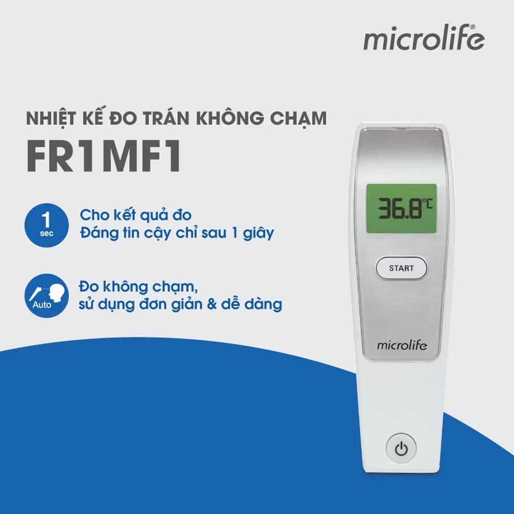 Công dụng Nhiệt kế hồng ngoại đo Trán Microlife FR1MF1